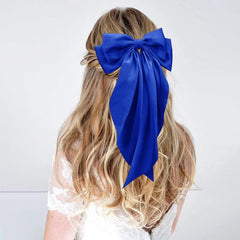 Illpta girls hair accessory bow in royal blue enhances playful everyday looks.