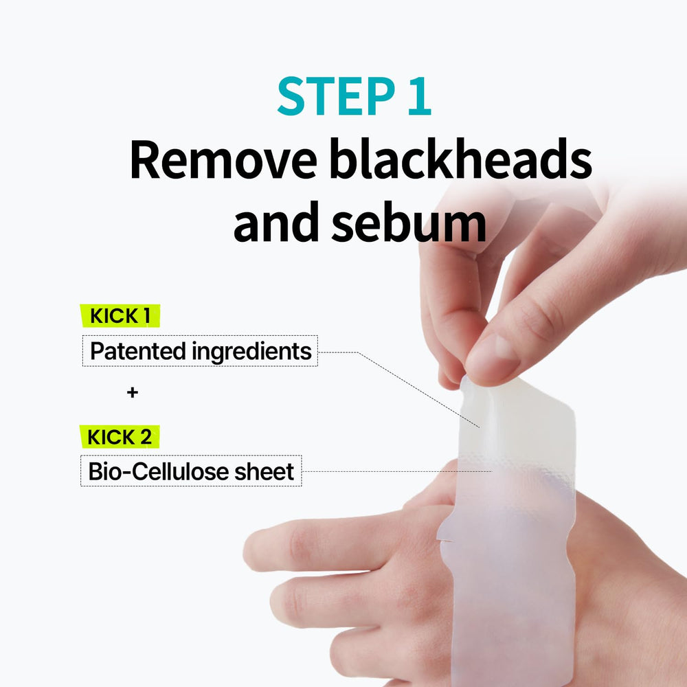 ilso bio‑cellulose sheet close‑up highlighting gentle absorption on the nose