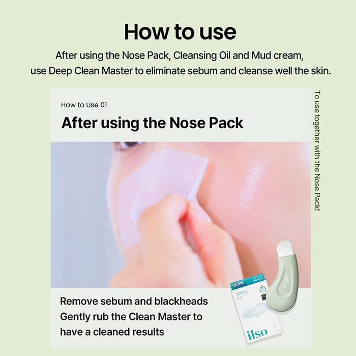 ILSO Deep Clean Master small bumps back for targeted pore cleansing