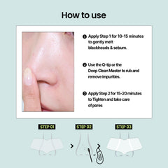 ilso Natural Mild Clear Nose Patch cotton swabs close‑up aiding impurity removal