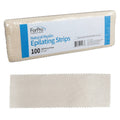 ForPro Natural Muslin Epilating Strips – Tear-Resistant, Pre-Cut 3x9 in, 100-Count