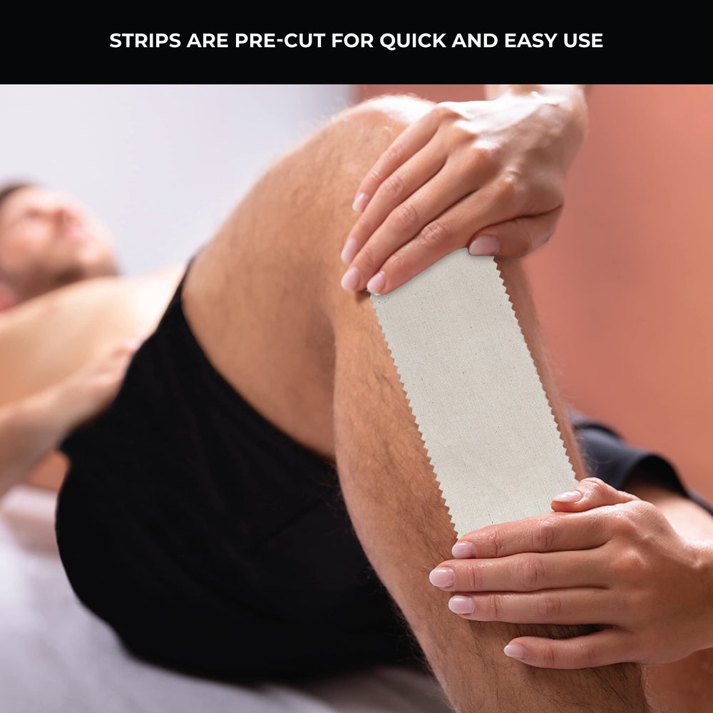ForPro Natural Muslin Epilating Strips are tear-resistant to minimize strip loss.