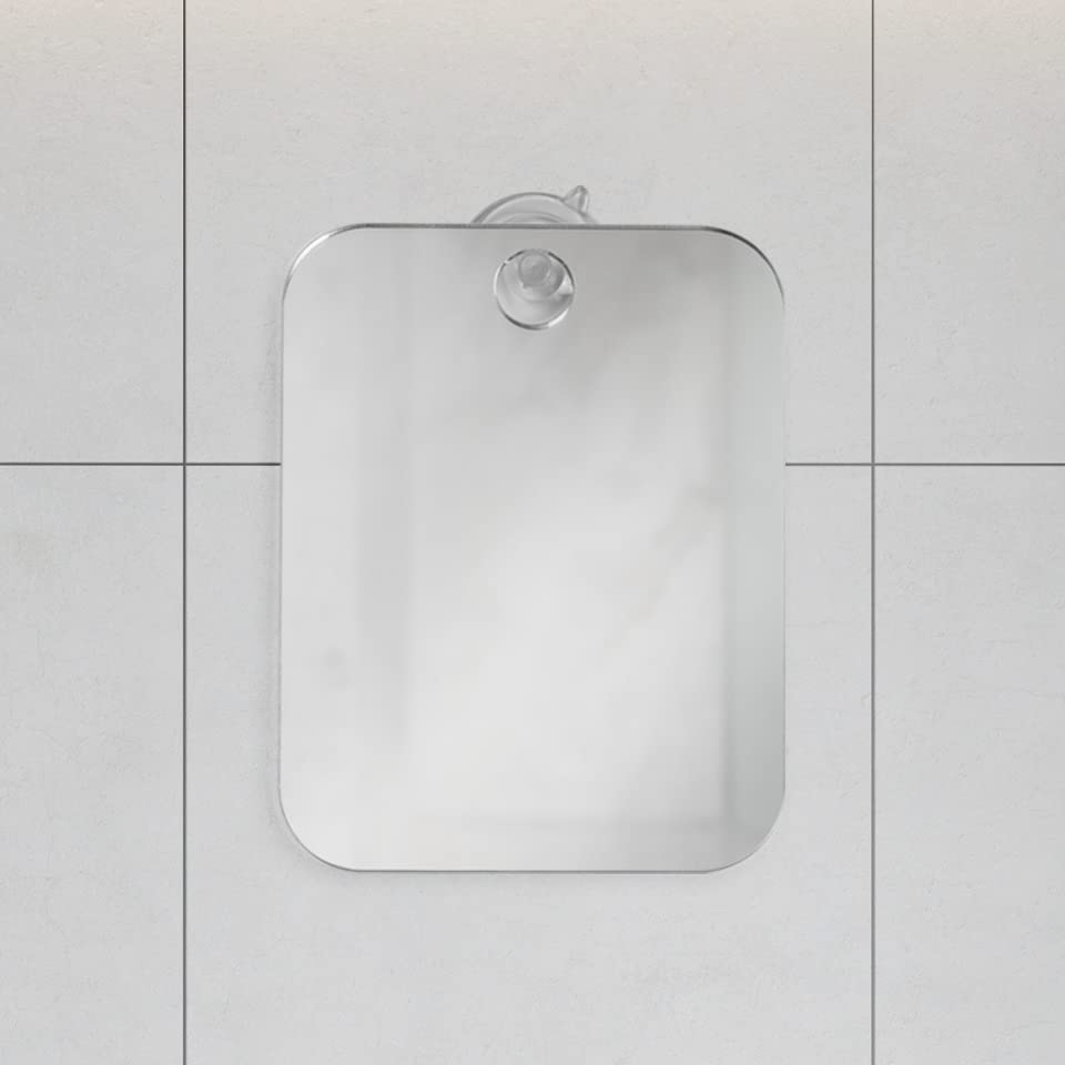 Shave Well Travel Anti-Fog Shaving Mirror | Fogless Shower with Handheld Option