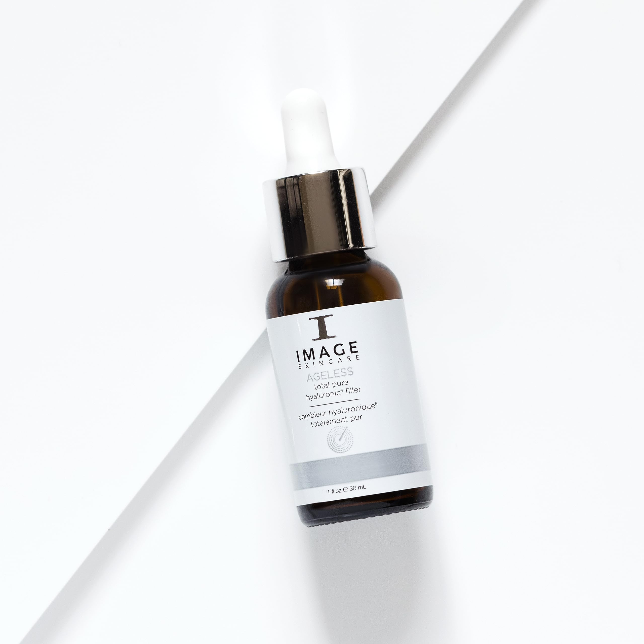IMAGE Skincare AGELESS 6 Filler pump top, sleek packaging for easy use.