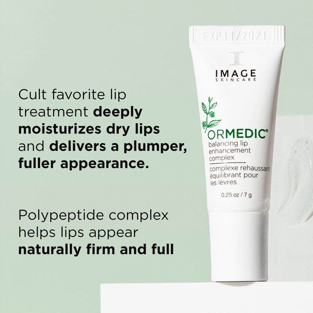 IMAGE Skincare ORMEDIC avocado oil nourishes lips with natural moisture.