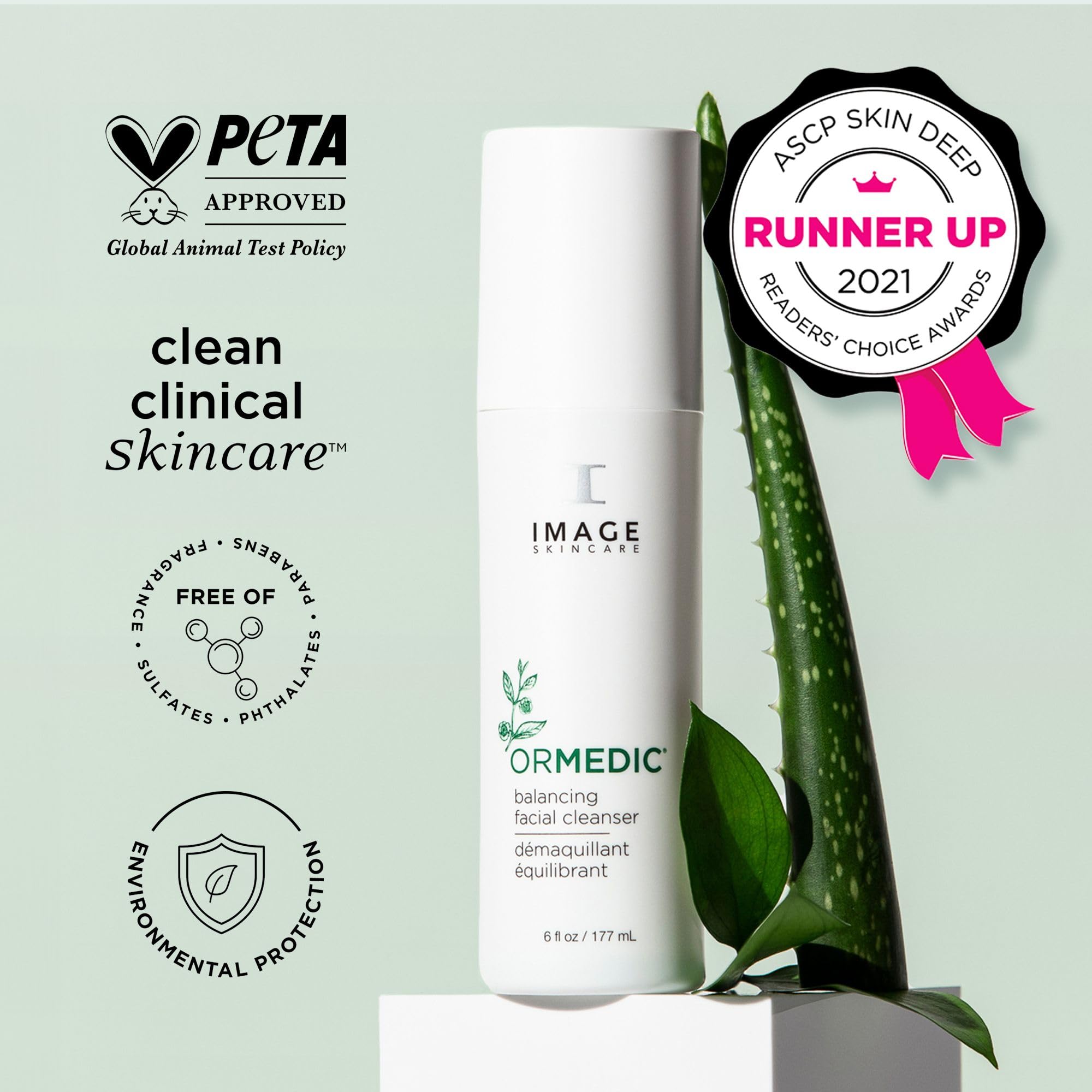 Ormedic pH Balancing Cleanser gel texture ready for cleansing