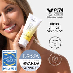 IMAGE Skincare PREVENTION+ SPF 30 application on hand demonstrates light coverage.