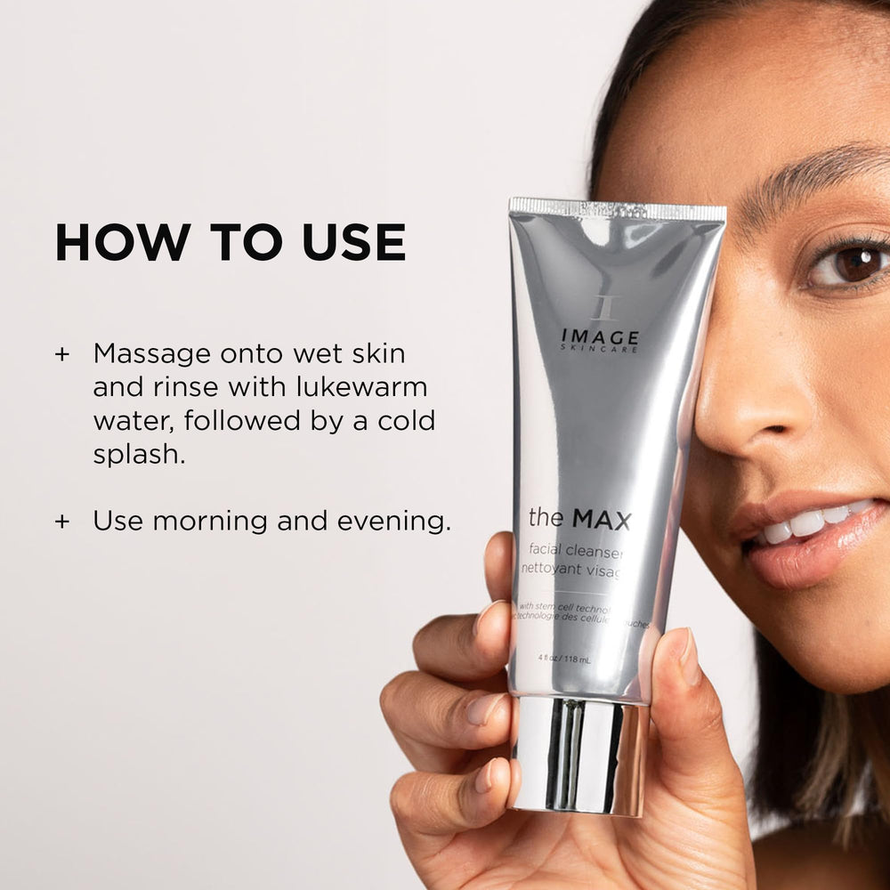 IMAGE Skincare The MAX Cleanser ingredient blend with peptides and plant extracts