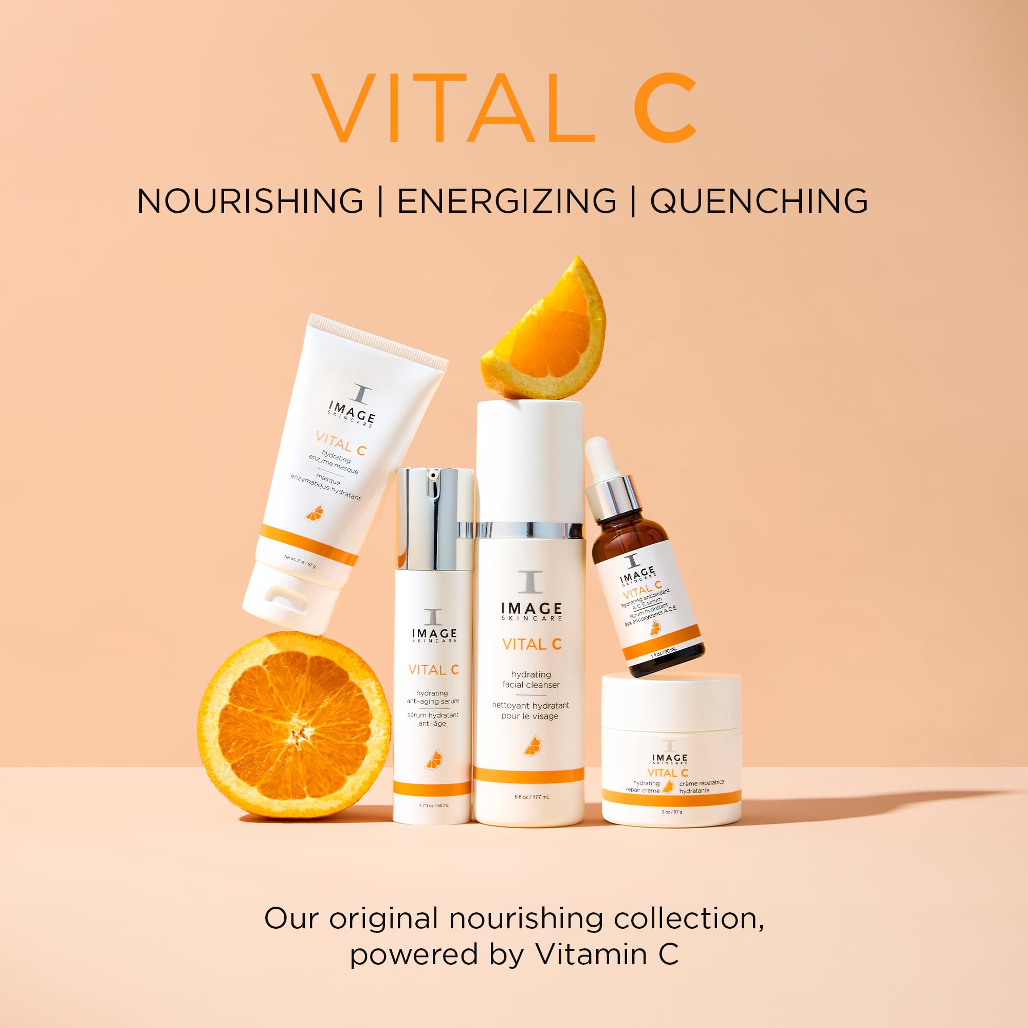 Hyaluronic acid in VITAL C masque providing hydration support
