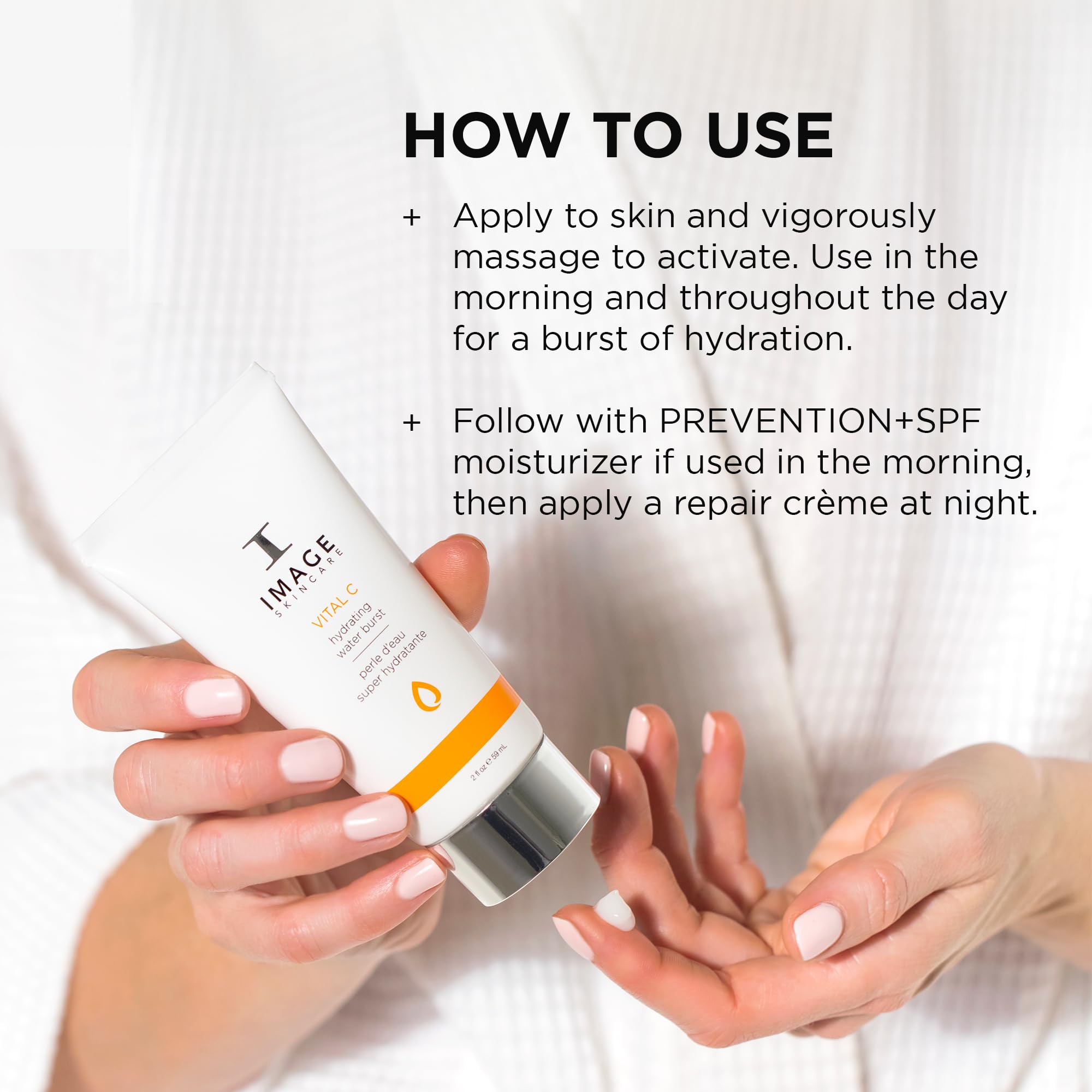 IMAGE Skincare Vital C Hydrating Water Burst orange peel oil for refreshing citrus scent