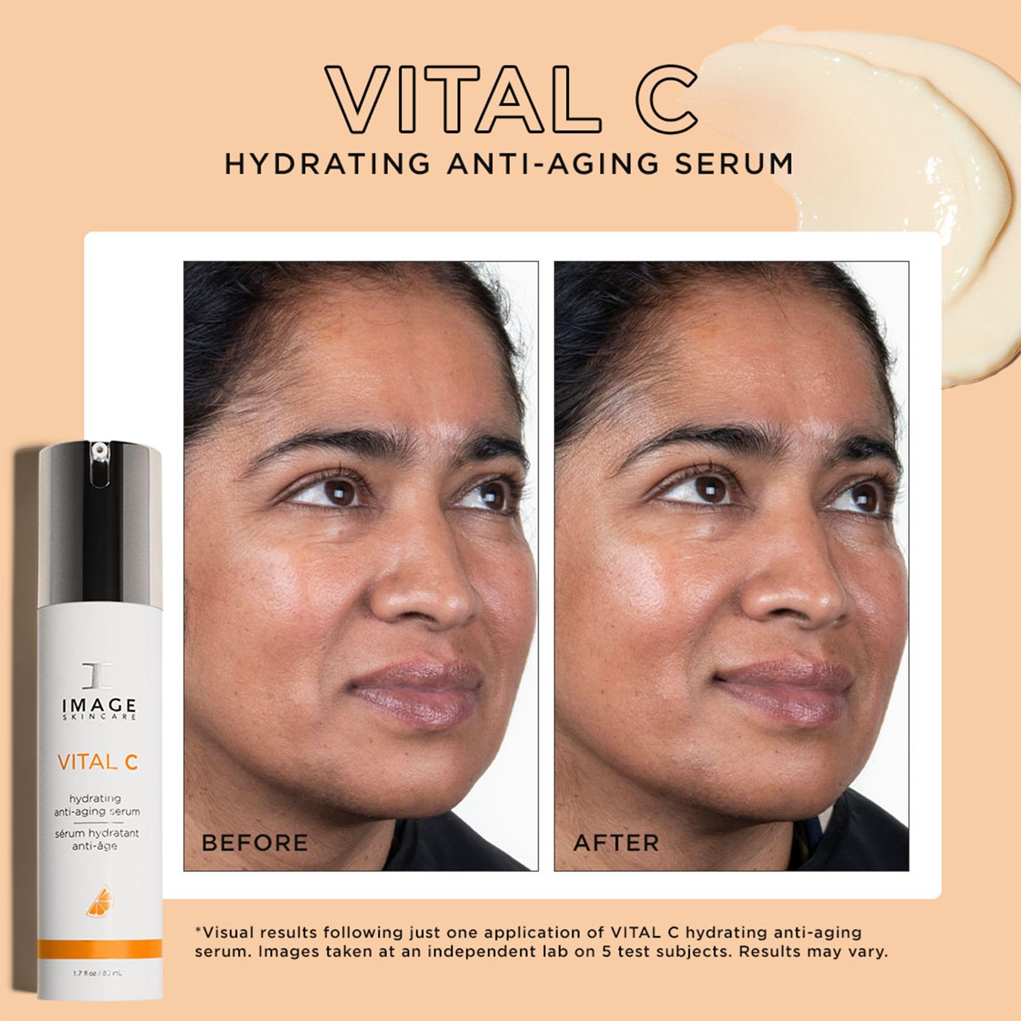 IMAGE Skincare Vital C orange-peel aroma conveys fresh, energizing scent.