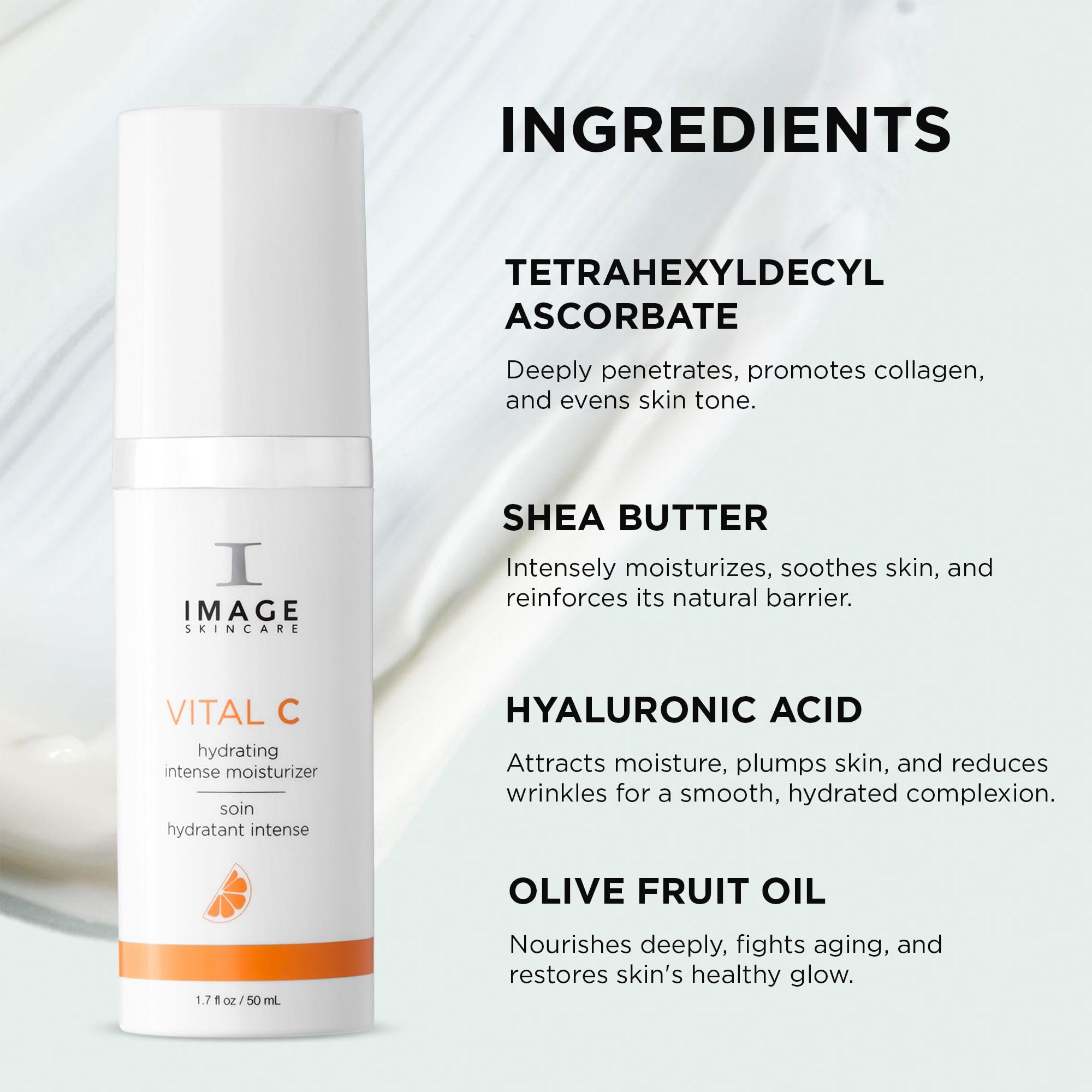 IMAGE Skincare Vitamin C peptides support elasticity and a firmer appearance.