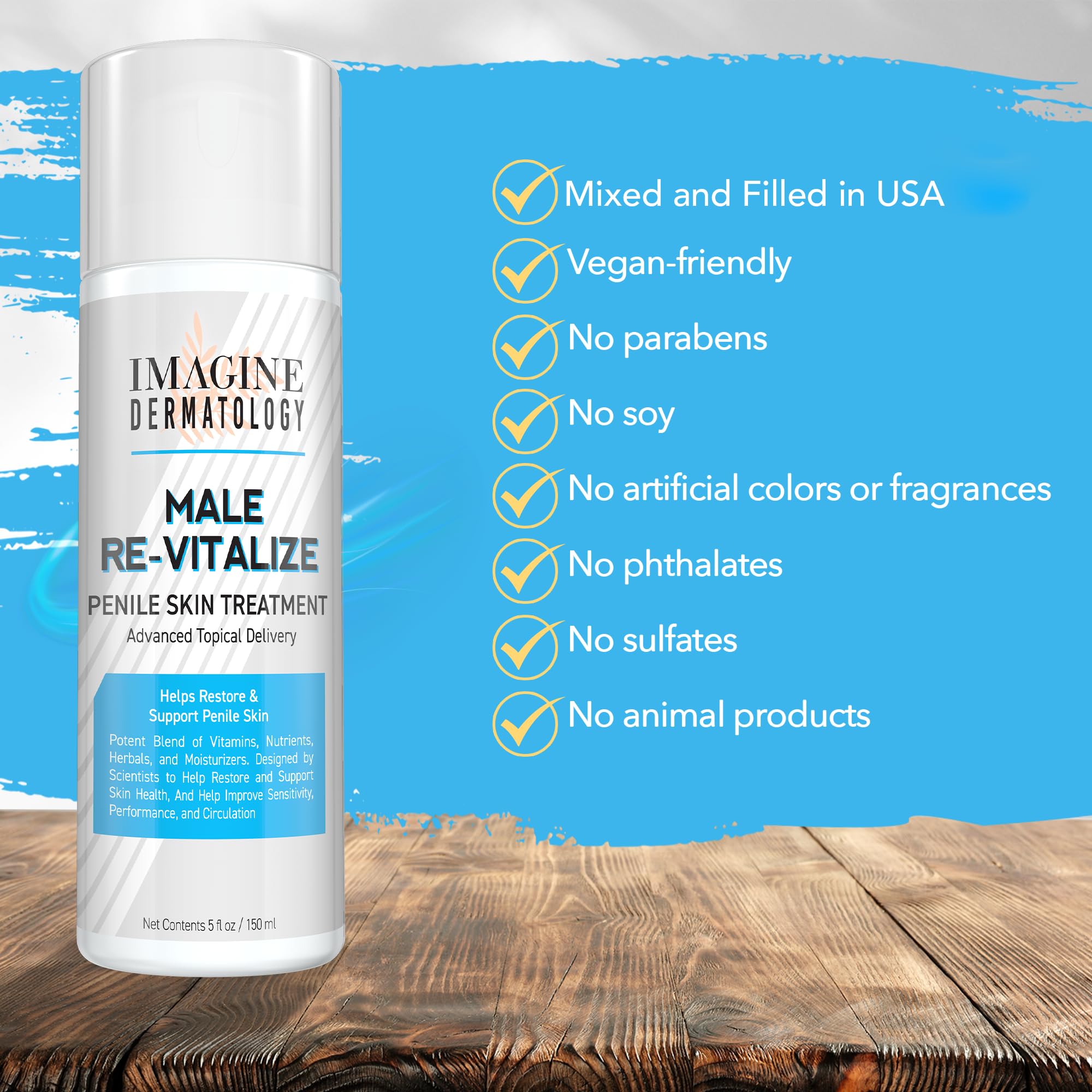 Imagine Dermatology piel hidratada tras uso diario de la crema.