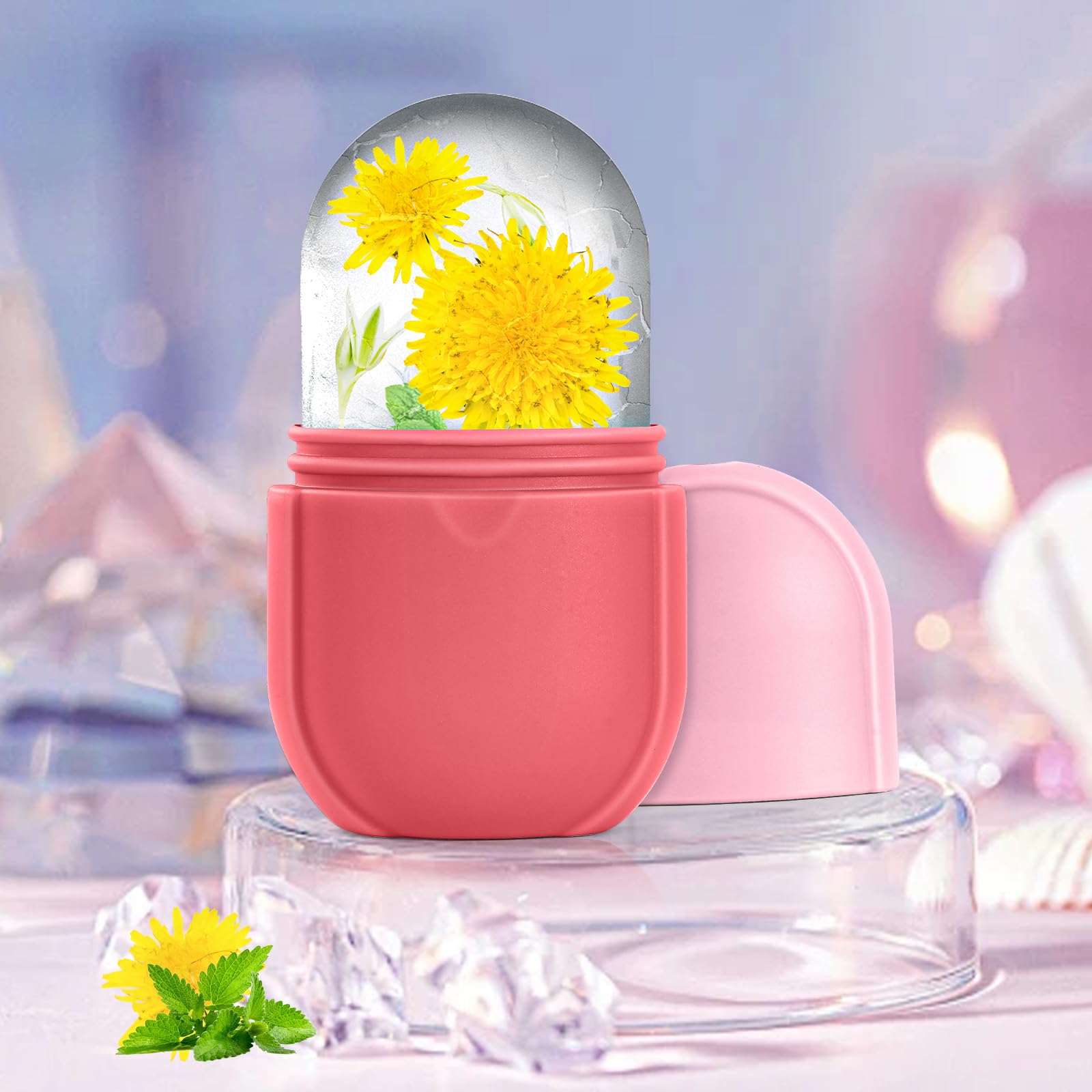 IMEASY neck and decollete ice roller provides a soothing, cooling massage for the neckline.