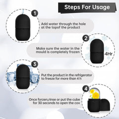 IMEASY travel-friendly ice roller in compact case.