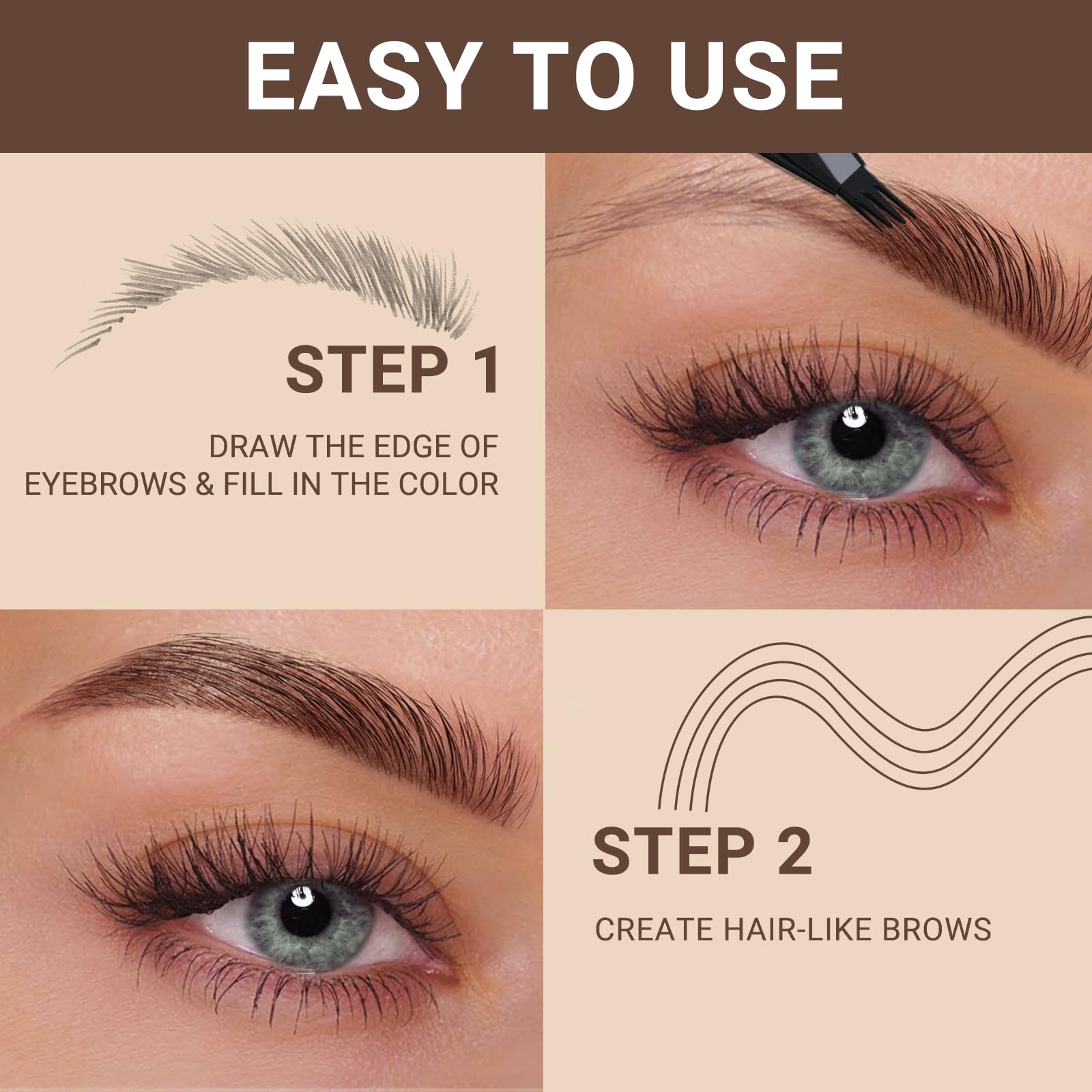 iMethod cejas larga duración para retoques todo el día