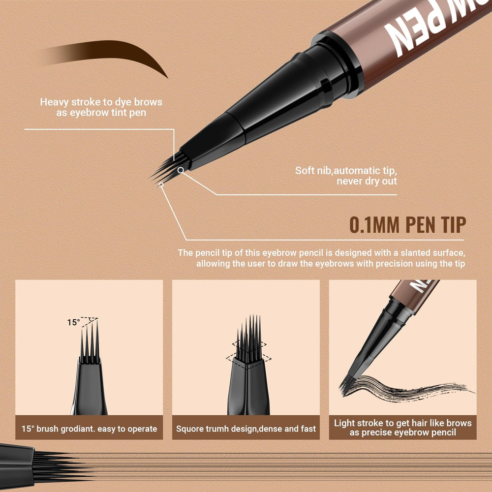iMethod Cejas Lapiz delineador 2 en 1 para cejas y ojos