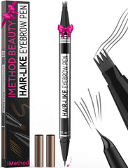 iMethod lapiz cejas microblading con 4 puntas para trazos realistas.