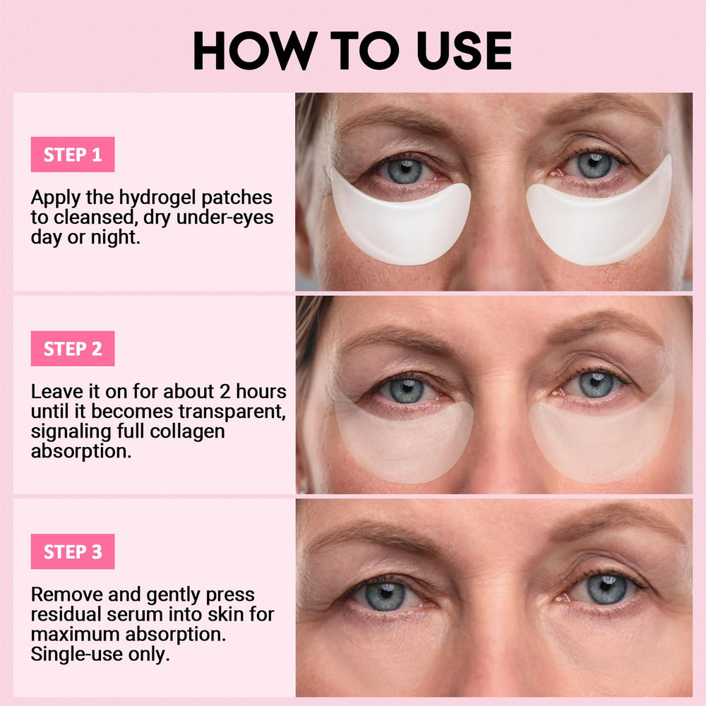 iMethod PDRN Eye Patches pack with 8 pairs highlights value.