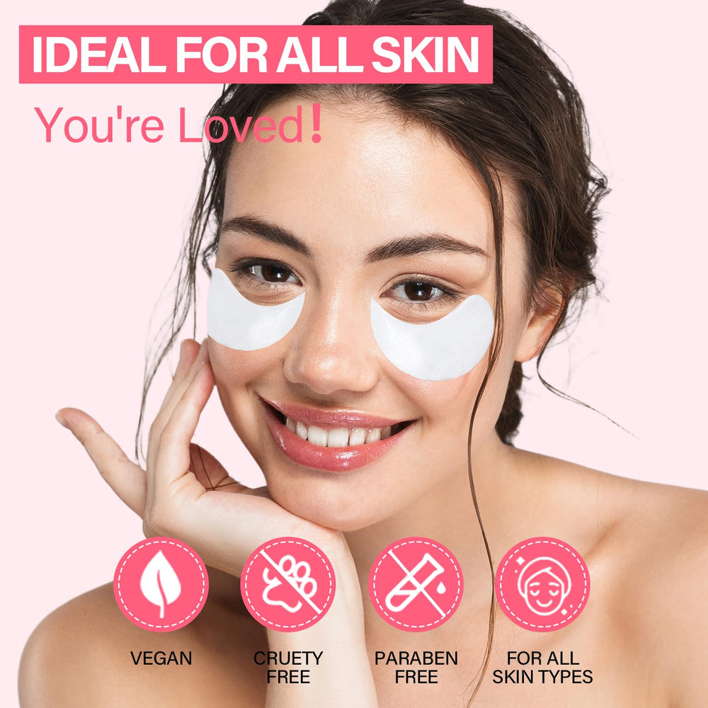 iMethod PDRN Eye Patches before-after concept with brighter under-eye.