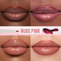 iMethod muestra color nude rosa en labios para look natural