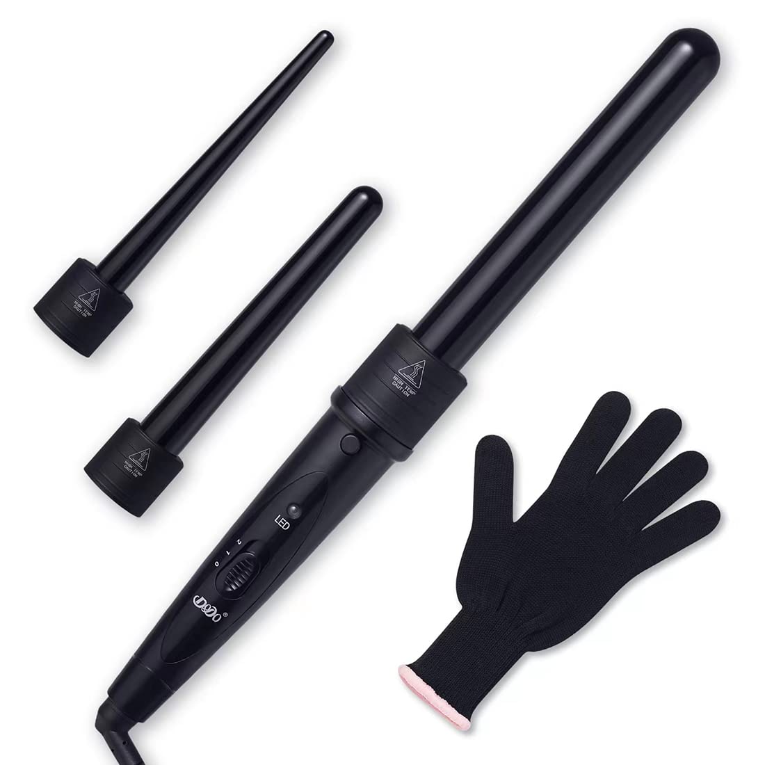 iMissiu Tourmaline 3 in 1 small barrel for precise curls and shine.