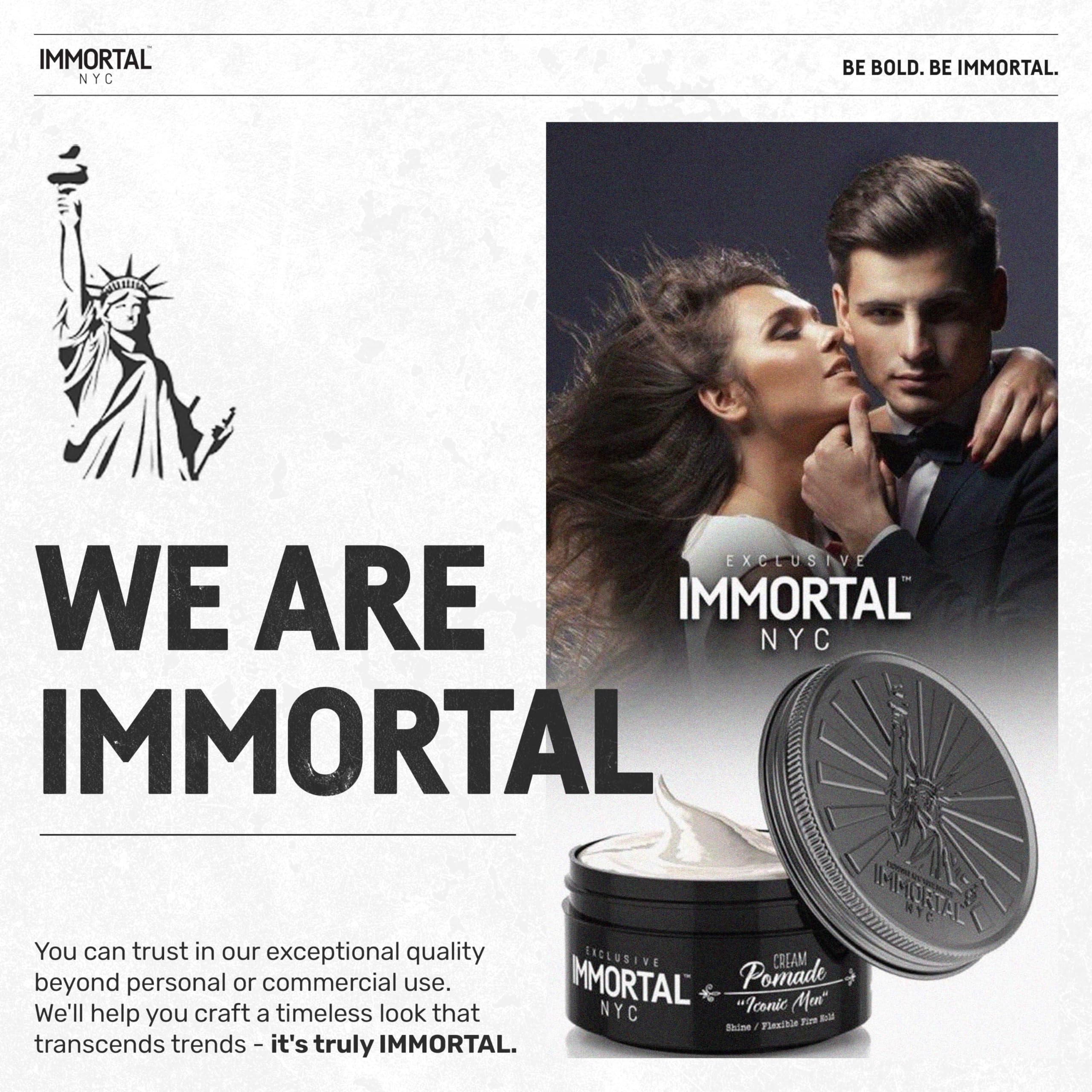 Aroma distintivo de Immortal NYC que mejora la experiencia.