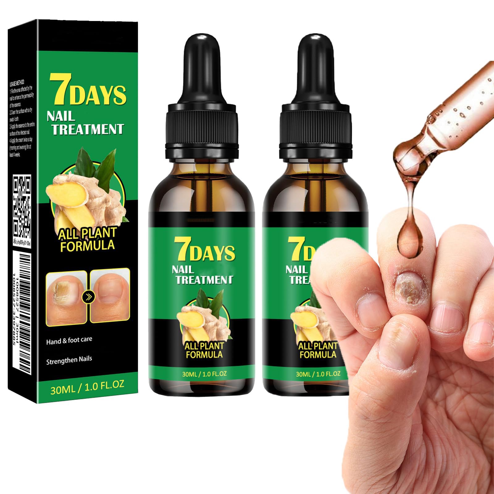 IMOLL Ginger Nail Treatment bottle, cuticle hydration and nail care.