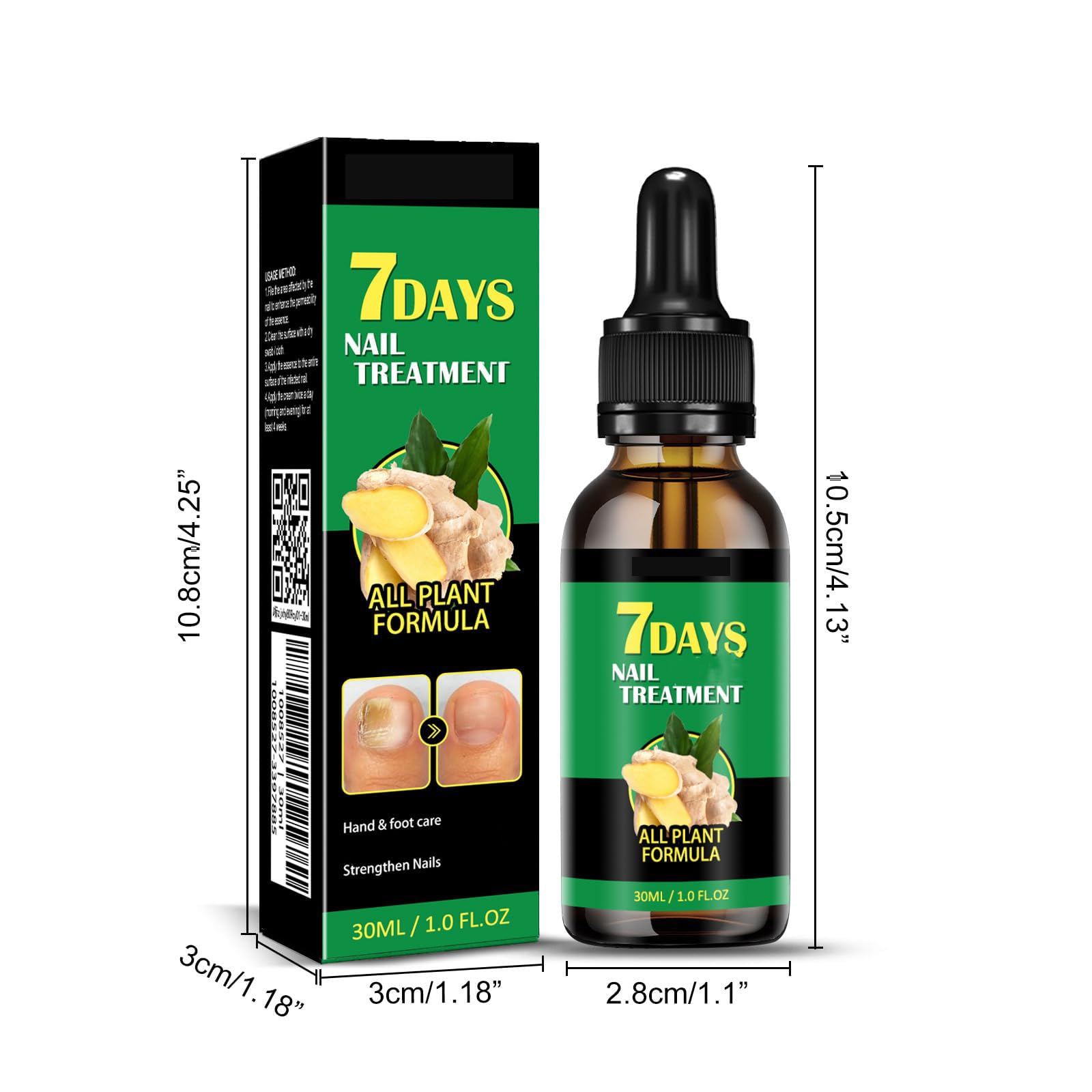 IMOLL formula with ginger and turmeric extracts for moisture and shine.