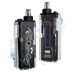 IMPORX nose hair trimmer with a transparent body for easy visual checks during grooming