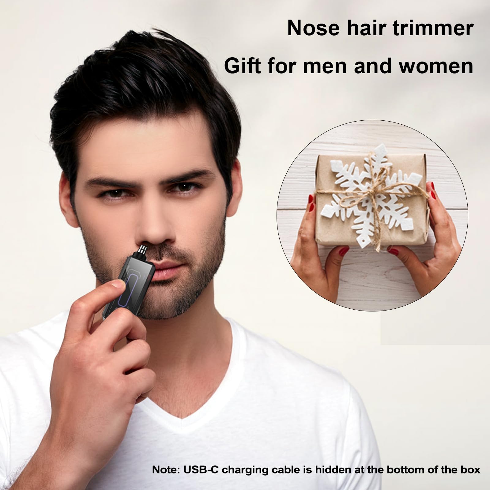 IMPORX nose hair trimmer travel size fits in pockets for on-the-go grooming