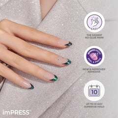 efecto aurora 3D de imPRESS Visions verde, acabado llamativo
