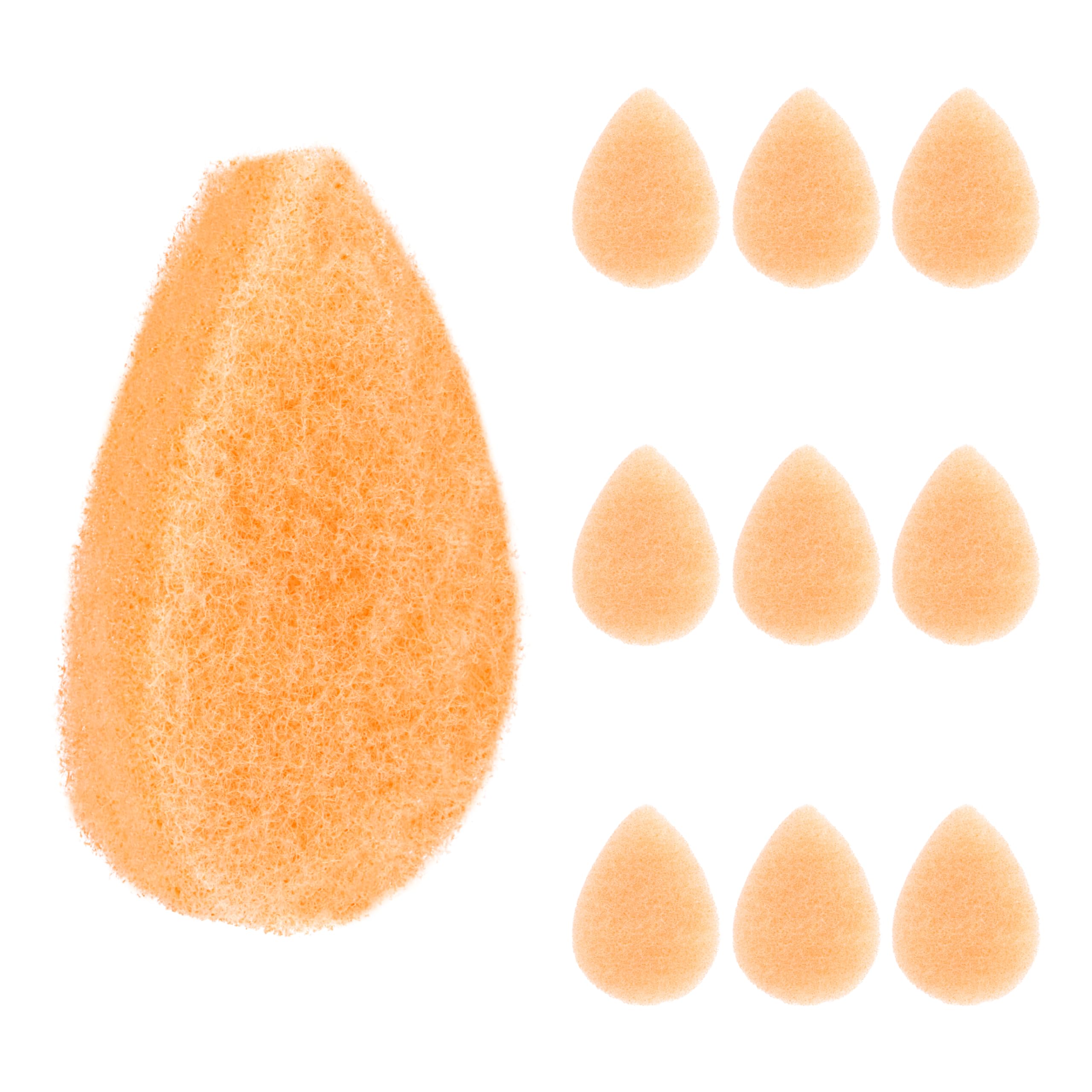 IMPRESA Face Scrubber Exfoliator Pads 10-pack closeup for deep cleansing and makeup removal