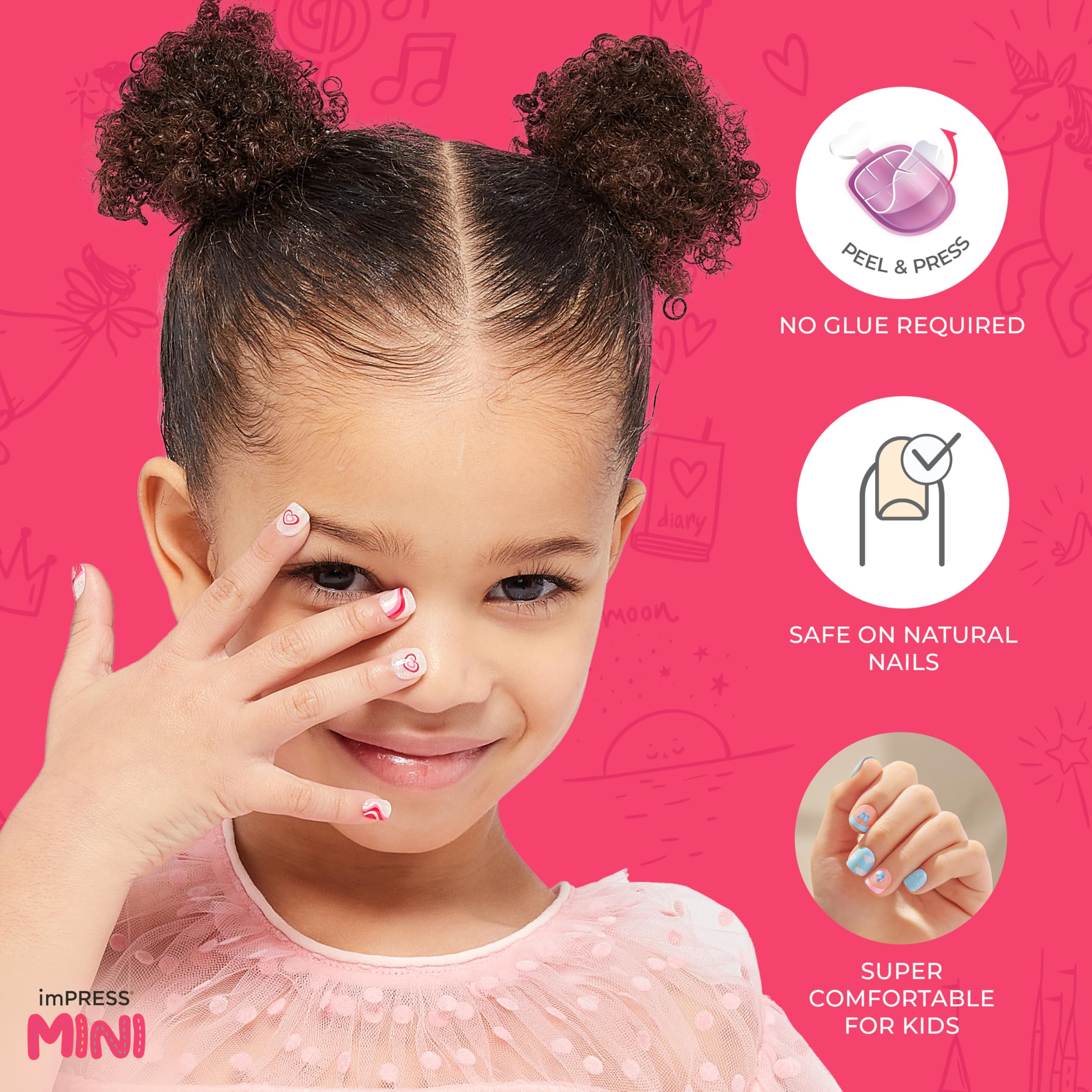 imPRESS 20 jelly color nails offer playful options for creative design