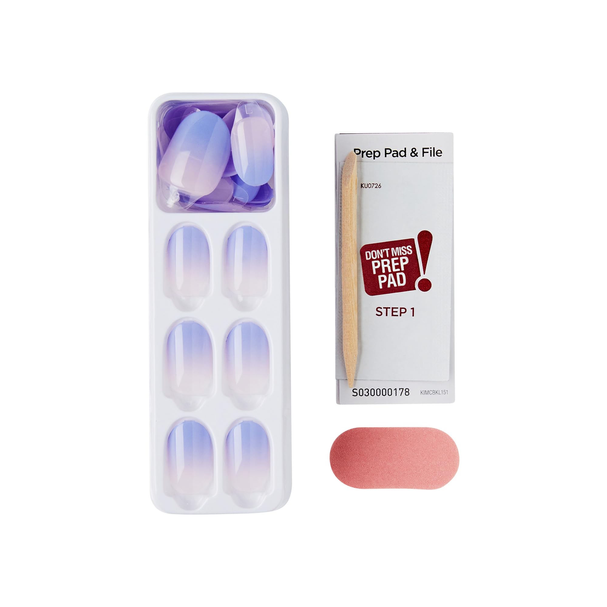 imPRESS 30 nails in set with mini file for at-home mani