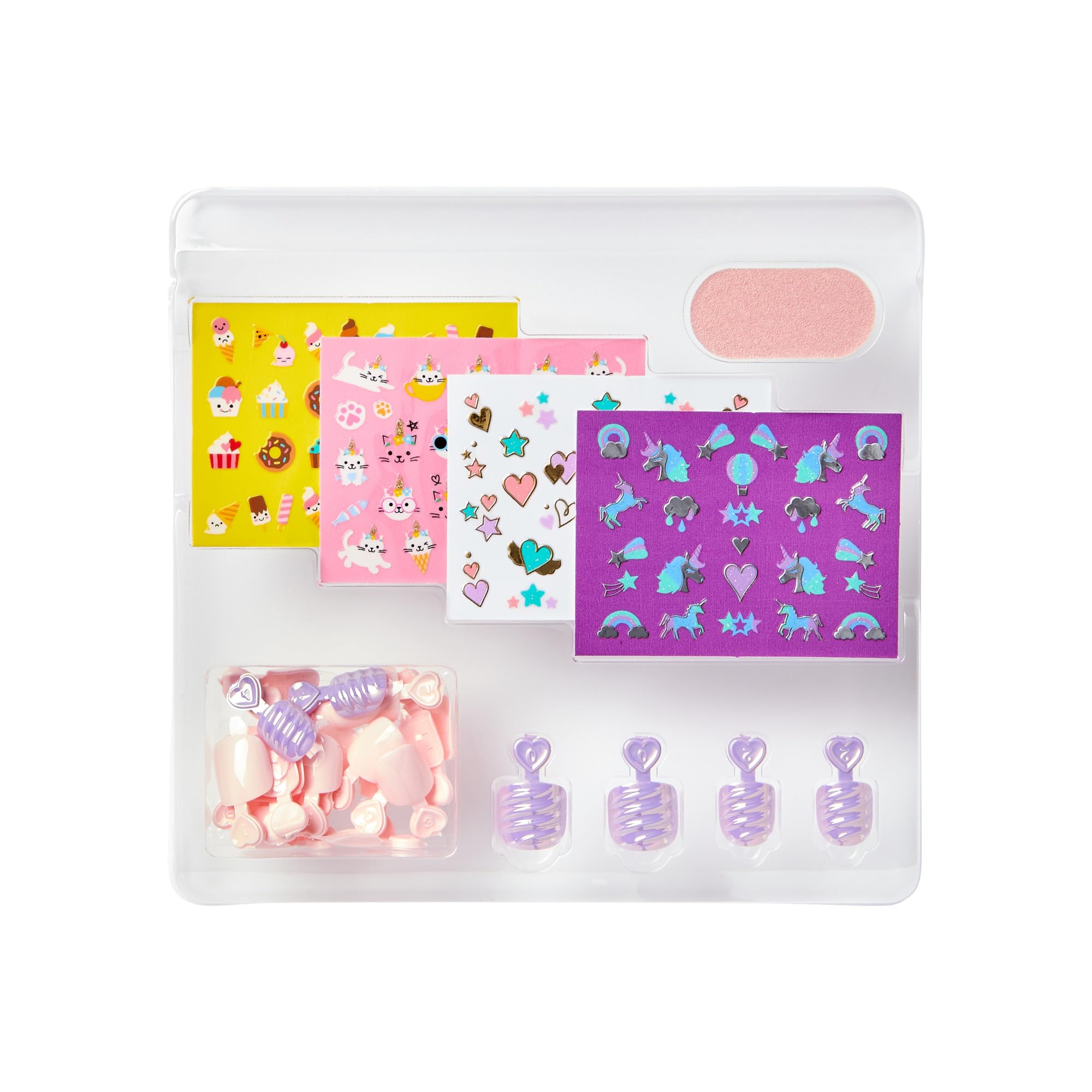 imPRESS breakaway tabs enable precise, mess-free nail placement for kids