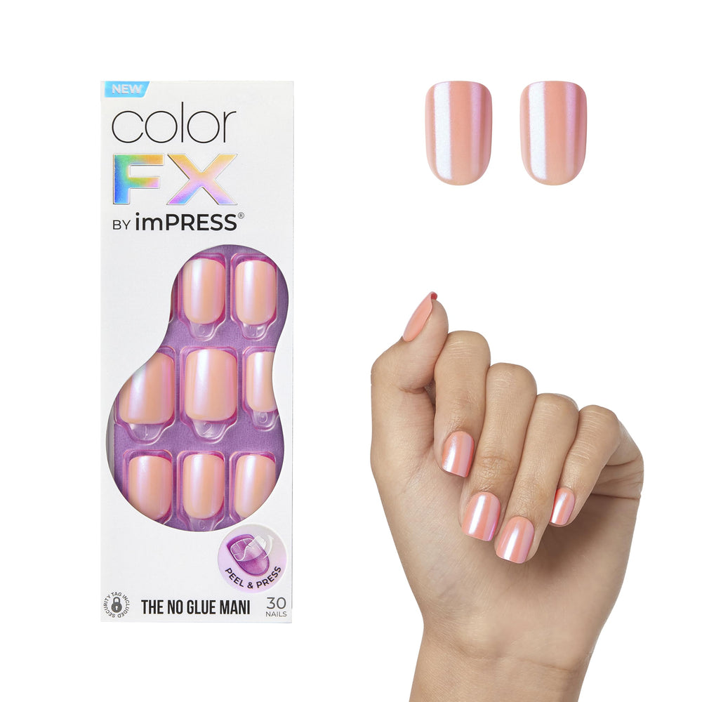 impress Color FX Satellite: uñas cromadas listas para usar sin pegamento