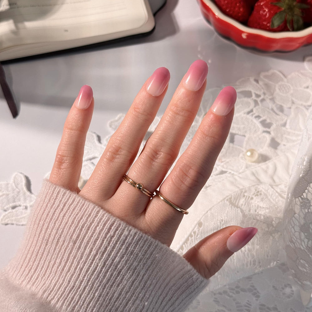 imPRESS ombre nails are smudge-proof to stay neat and clean
