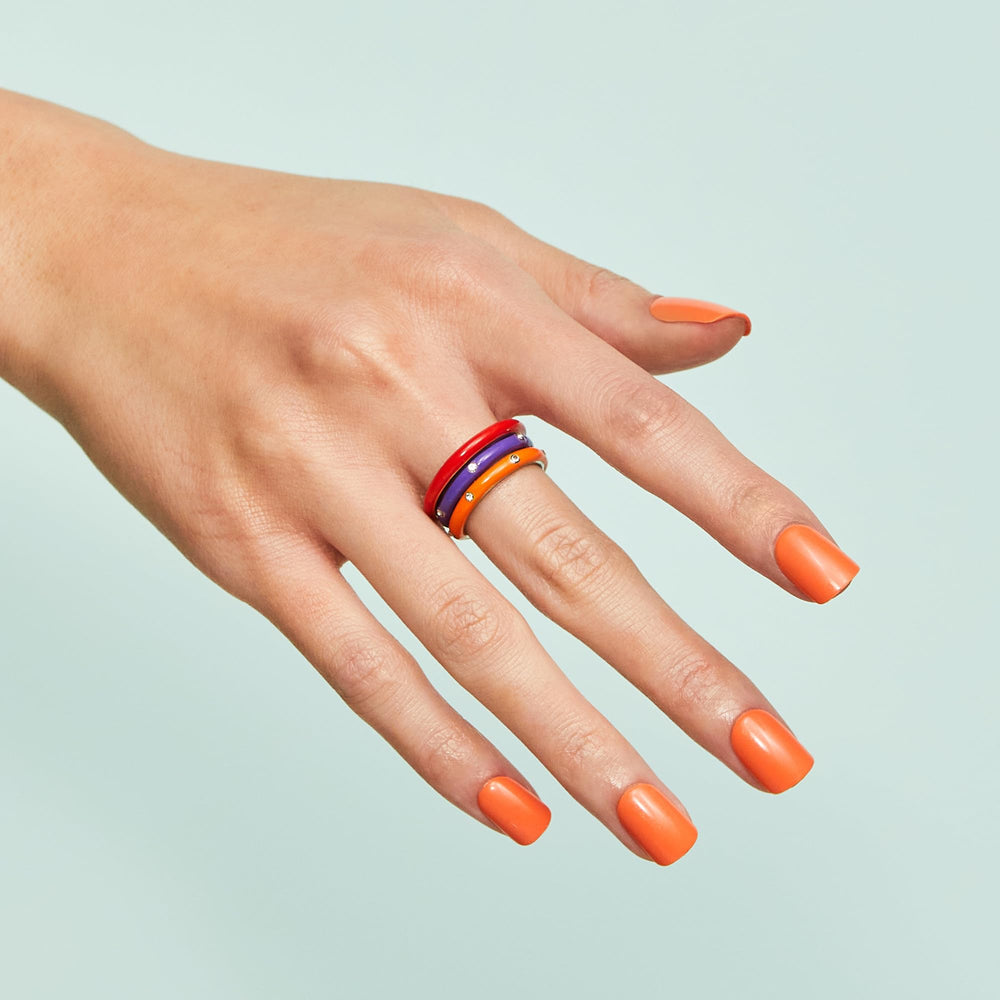 imPRESS Sweet Mango nails highlighting PureFit technology for slim fit