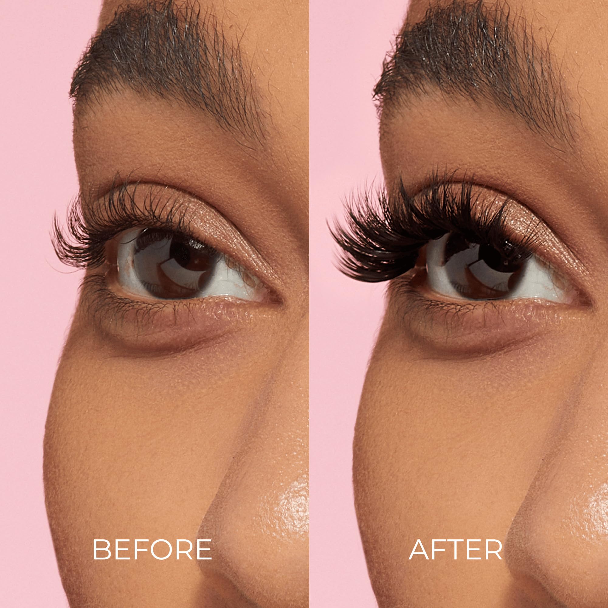 imPRESS Falsies no-glue-needed label on product pack highlights fast application.