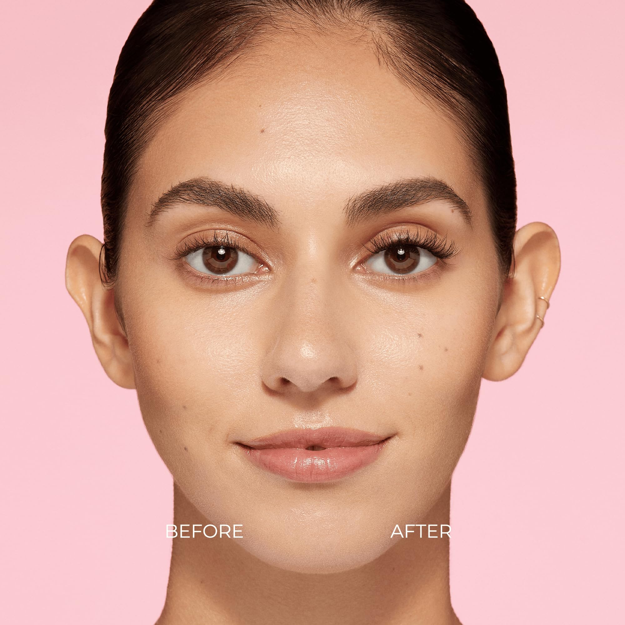 Invisible band visible on Classy lashes for seamless wear