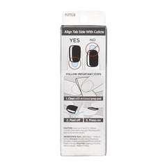 imPRESS forma squoval en negro para un look limpio.