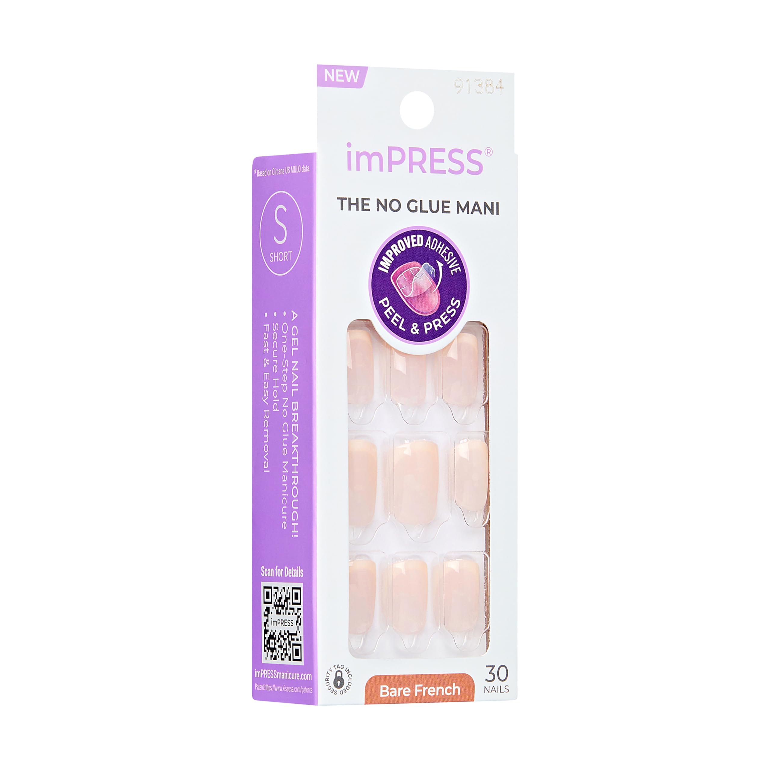 Regreso a clases con uñas francesas modernas de imPRESS Heroic