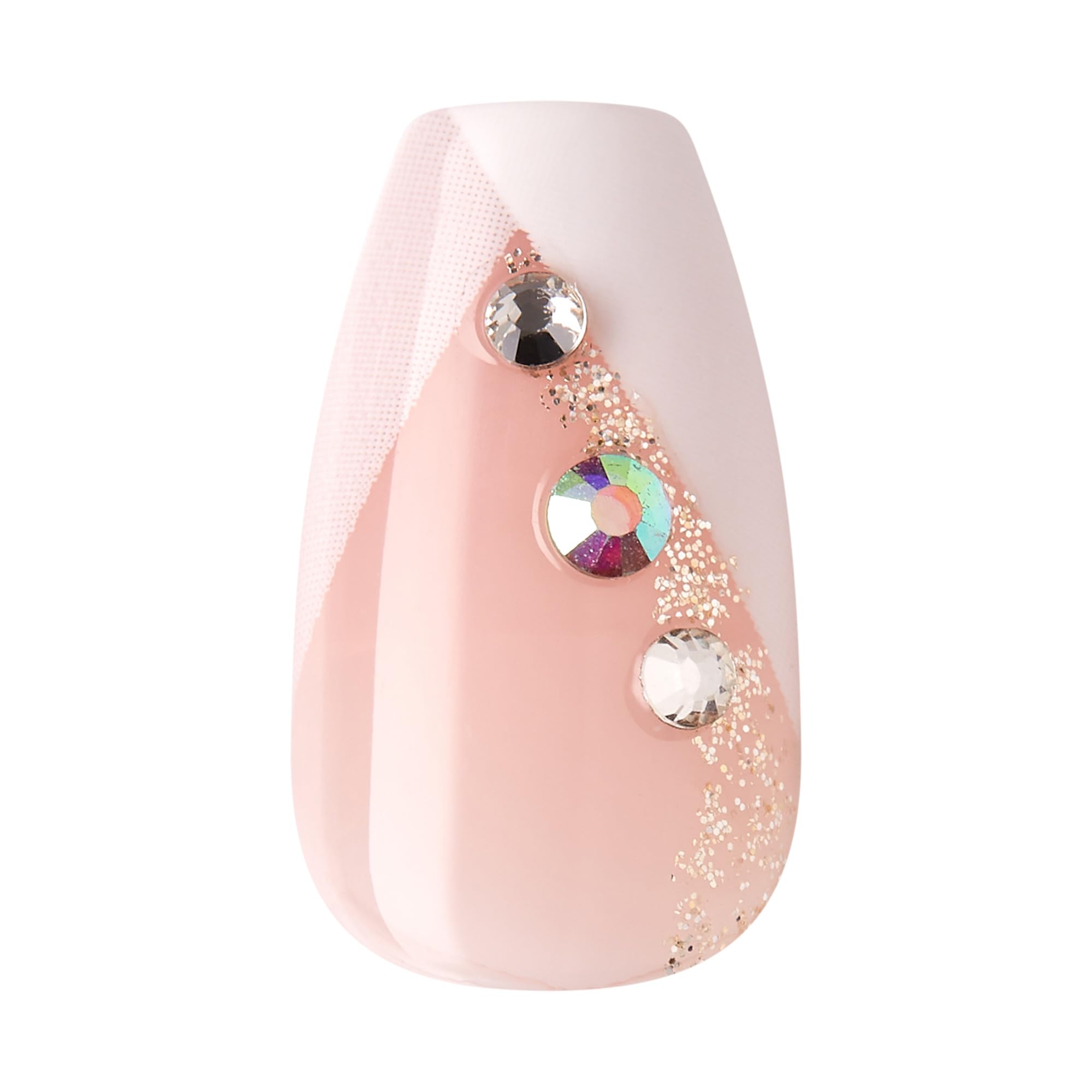 imPRESS Glimpse mini file shapes coffin nails for clean edges