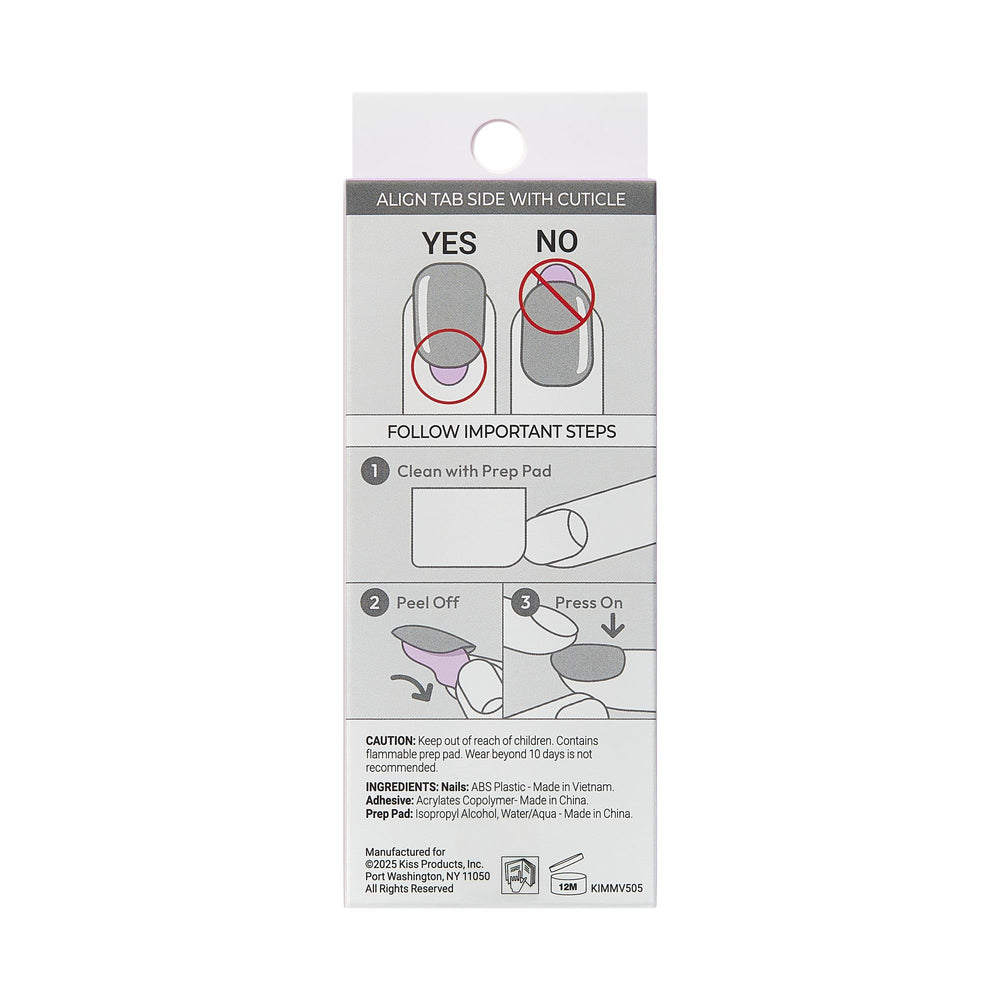 imPRESS Glimpse no-glue kit delivers fast, ready-to-wear nails
