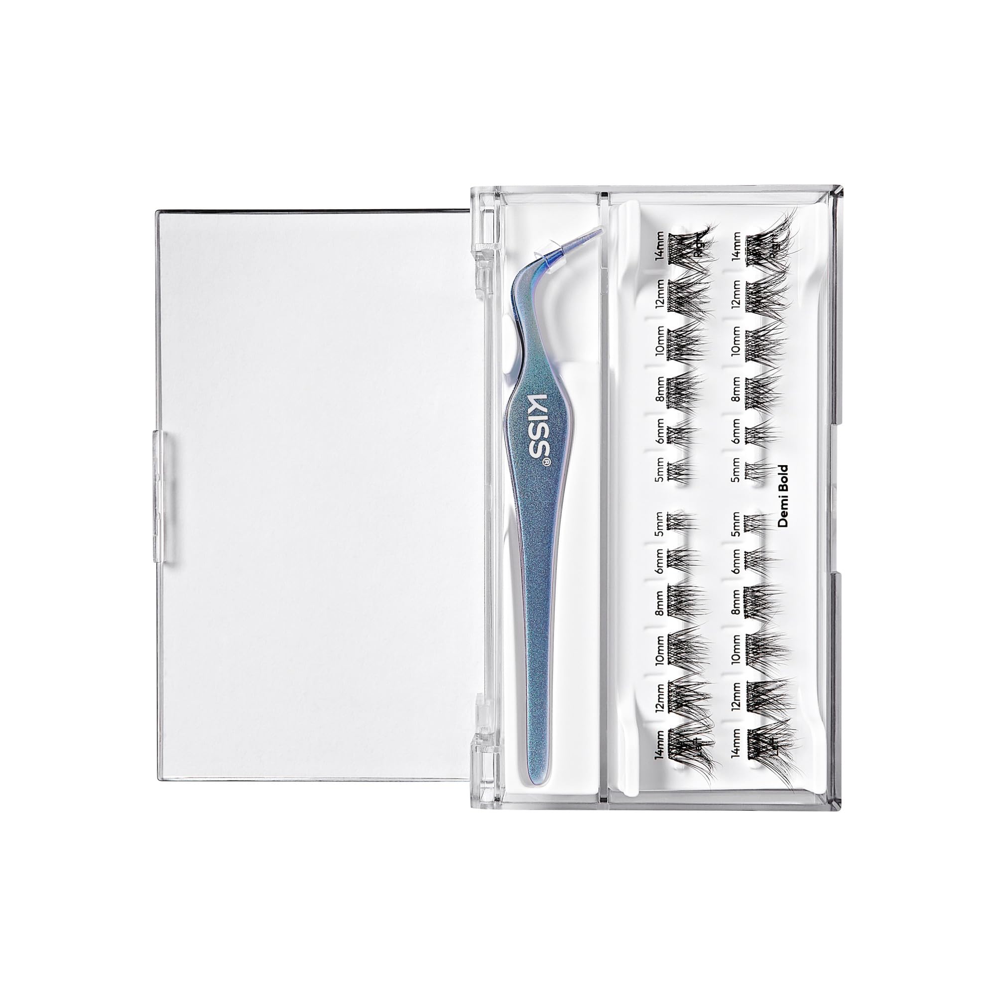 imPRESS KISS Demi Bold 8mm clusters for noticeable volume