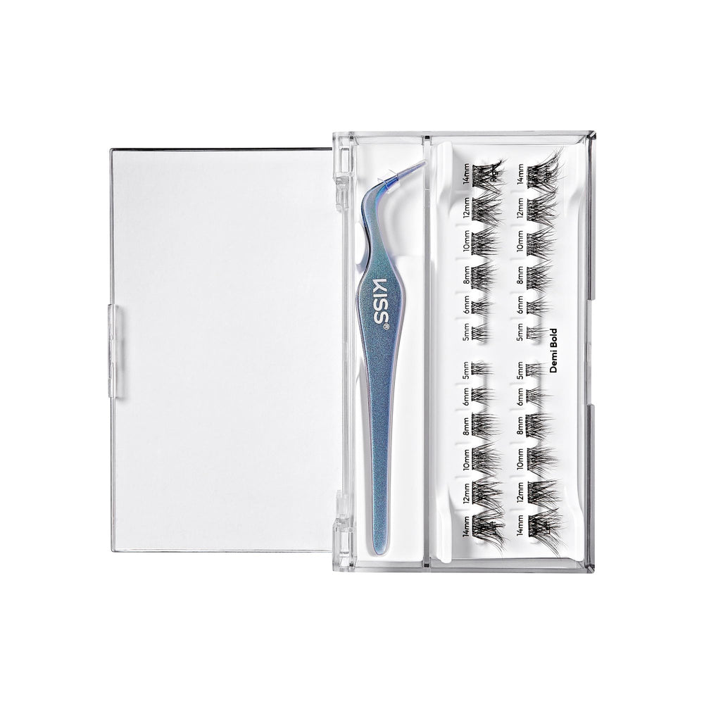 imPRESS KISS Demi Bold 8mm clusters for noticeable volume