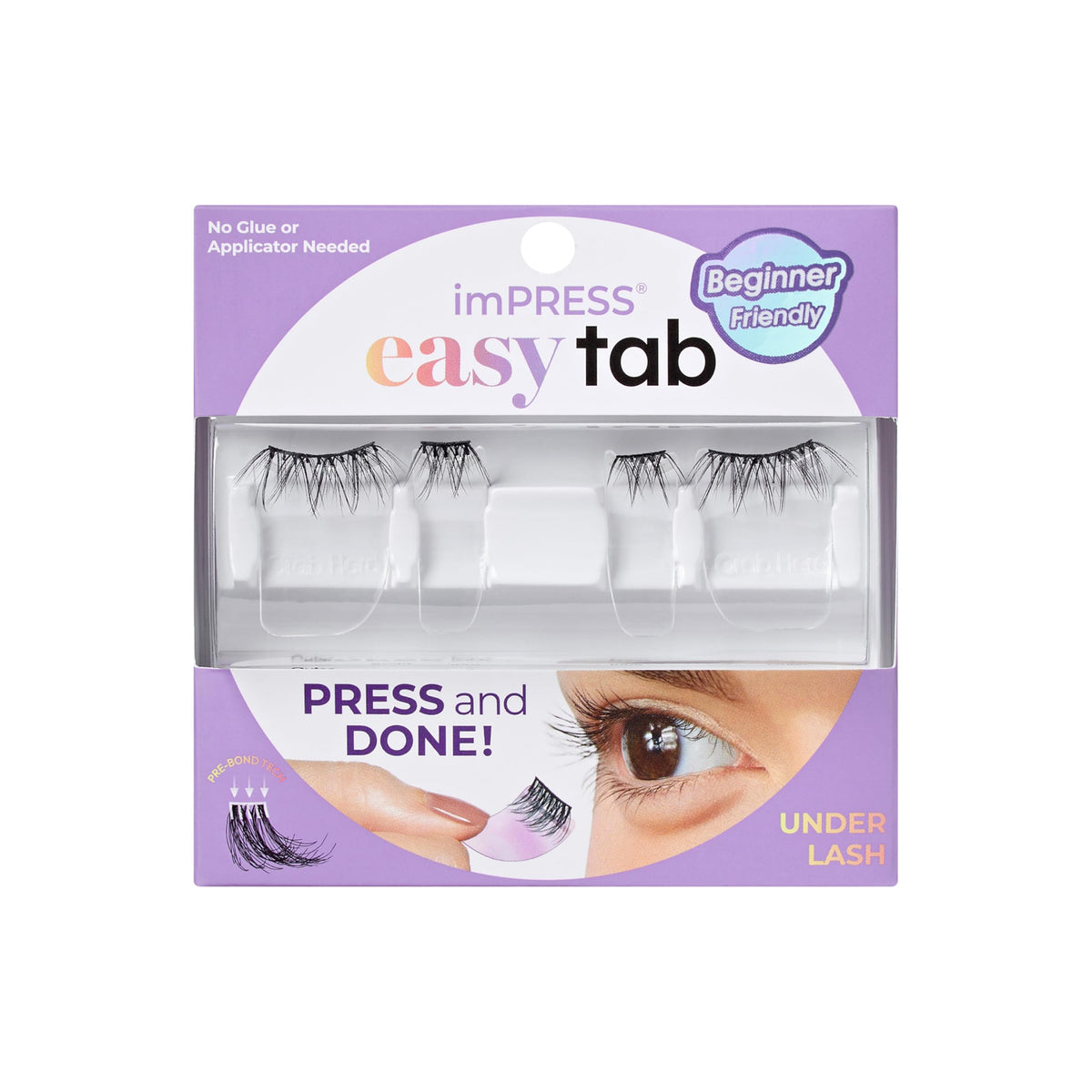 imPRESS KISS Easy Tab inner natural 6-7mm clusters add subtle volume