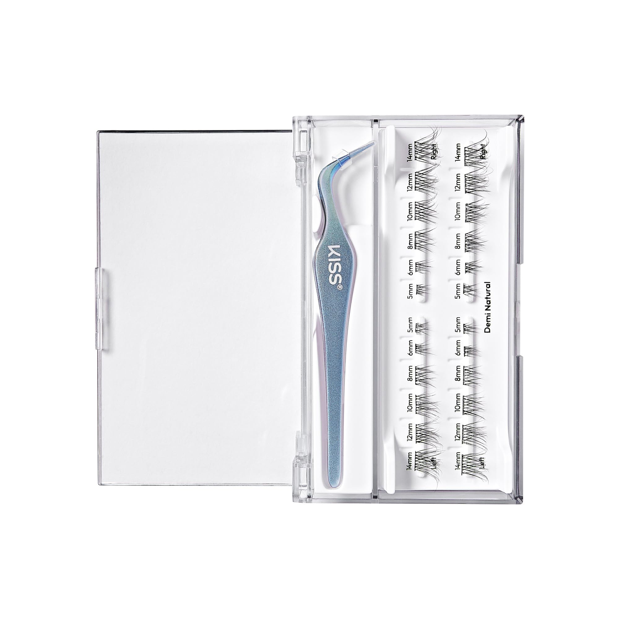 imPRESS Falsies demi-natural 10mm clusters for dinner-to-date lashes