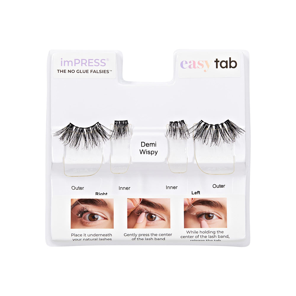 imPRESS KISS Falsies underlash look demonstrated on model